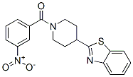 (9CI)-4-(2-苯并噻唑)-1-(3-硝基苯甲酰基)-哌啶结构式_605628-04-4结构式
