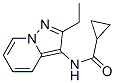 (9ci)-n-(2-乙基吡唑并[1,5-a]吡啶-3-基)-环丙烷羧酰胺结构式_605673-04-9结构式