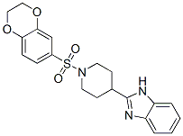 (9CI)-4-(1H-苯并咪唑-2-基)-1-[(2,3-二氢-1,4-苯并二噁英-6-基)磺酰基]-哌啶结构式_606081-93-0结构式