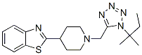 (9ci)-2-[1-[[1-(1,1-二甲基丙基)-1H-四唑-5-基]甲基]-4-哌啶基]-苯并噻唑结构式_606082-40-0结构式