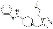 (9ci)-2-[1-[[1-(2-甲氧基乙基)-1H-四唑-5-基]甲基]-4-哌啶基]-苯并噻唑结构式_606082-41-1结构式