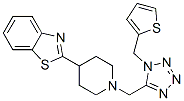 (9ci)-2-[1-[[1-(2-噻吩甲基)-1H-四唑-5-基]甲基]-4-哌啶基]-苯并噻唑结构式_606082-61-5结构式
