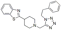 (9ci)-2-[1-[[1-(2-苯基乙基)-1H-四唑-5-基]甲基]-4-哌啶基]-苯并噻唑结构式_606082-63-7结构式