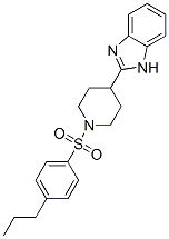 (9CI)-4-(1H-苯并咪唑-2-基)-1-[(4-丙基苯基)磺酰基]-哌啶结构式_606083-55-0结构式