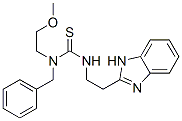 (9CI)-N-[2-(1H-苯并咪唑-2-基)乙基]-N-(2-甲氧基乙基)-N-(苯基甲基)-硫脲结构式_606090-44-2结构式