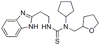 (9CI)-n-[2-(1H-苯并咪唑-2-基)乙基]-n-环戊基-n-[(四氢-2-呋喃)甲基]-硫脲结构式_606090-73-7结构式