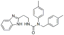 (9ci)-N-[2-(1H-苯并咪唑-2-基)乙基]-N-(4-甲基苯基)-N-[(4-甲基苯基)甲基]-脲结构式_606090-96-4结构式