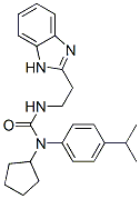 (9CI)-n-[2-(1H-苯并咪唑-2-基)乙基]-n-环戊基-n-[4-(1-甲基乙基)苯基]-脲结构式_606091-21-8结构式