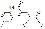 (9ci)-n-环丙基-n-[(1,2-二氢-6-甲基-2-氧代-3-喹啉)甲基]-环丙烷羧酰胺结构式_606095-21-0结构式
