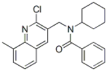 (9ci)-n-[(2-氯-8-甲基-3-喹啉)甲基]-n-环己基-苯甲酰胺结构式_606095-34-5结构式