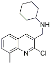 (9ci)-2-氯-n-环己基-8-甲基-3-喹啉甲胺结构式_606095-54-9结构式