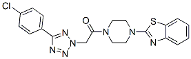 (9ci)-1-(2-苯并噻唑)-4-[[5-(4-氯苯基)-2H-四唑-2-基]乙酰基]-哌嗪结构式_606097-24-9结构式