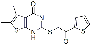 (9CI)-5,6-二甲基-2-[[2-氧代-2-(2-噻吩)乙基]硫代]-噻吩并[2,3-d]嘧啶-4(1H)-酮结构式_606107-45-3结构式
