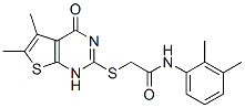 (9ci)-2-[(1,4-二氢-5,6-二甲基-4-氧代噻吩并[2,3-d]嘧啶-2-基)硫代]-n-(2,3-二甲基苯基)-乙酰胺结构式_606107-78-2结构式