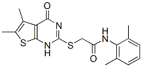 (9ci)-2-[(1,4-二氢-5,6-二甲基-4-氧代噻吩并[2,3-d]嘧啶-2-基)硫代]-n-(2,6-二甲基苯基)-乙酰胺结构式_606107-82-8结构式