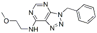 (9ci)-n-(2-甲氧基乙基)-3-(苯基甲基)-3H-1,2,3-噻唑并[4,5-d]嘧啶-7-胺结构式_606108-08-1结构式
