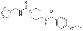 (9ci)-4-乙氧基-n-[1-[[(2-呋喃甲基)氨基]硫氧代甲基]-4-哌啶基]-苯甲酰胺结构式_606112-46-3结构式