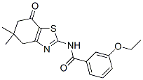 (9ci)-3-乙氧基-n-(4,5,6,7-四氢-5,5-二甲基-7-氧代-2-苯并噻唑)-苯甲酰胺结构式_606114-48-1结构式