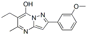 (9CI)-6-乙基-2-(3-甲氧基苯基)-5-甲基-吡唑并[1,5-a]嘧啶-7-醇结构式_606116-34-1结构式
