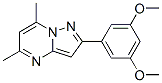 (9CI)-2-(3,5-二甲氧基苯基)-5,7-二甲基-嘧啶结构式_606116-51-2结构式