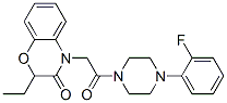 (9ci)-1-[(2-乙基-2,3-二氢-3-氧代-4H-1,4-苯并噁嗪-4-基)乙酰基]-4-(2-氟苯基)-哌嗪结构式_606119-28-2结构式