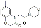 (9ci)-4-[(2,3-二氢-6-甲基-3-氧代-4H-1,4-苯并噁嗪-4-基)乙酰基]-吗啉结构式_606119-50-0结构式