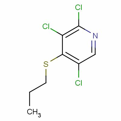 2,3,5-三氯-4-(丙基硫代)吡啶结构式_60613-17-4结构式