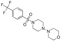 (9ci)-1-(4-吗啉)-4-[[4-(三氟甲基)苯基]磺酰基]-哌嗪结构式_606132-06-3结构式