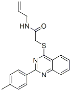 (9ci)-2-[[2-(4-甲基苯基)-4-喹唑啉]硫代]-n-2-丙烯基-乙酰胺结构式_606132-24-5结构式