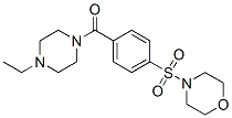 (9ci)-1-乙基-4-[4-(4-吗啉磺酰基)苯甲酰基]-哌嗪结构式_606136-28-1结构式