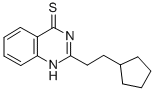 2-(2-环戊基乙基)-4(1H)-喹唑啉硫酮结构式_606136-43-0结构式