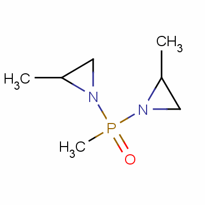 1,1-(甲基膦)双[2-甲基氮丙啶]结构式_60671-03-6结构式