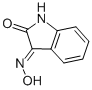 (3E)-1H-吲哚-2,3-二酮 3-肟结构式_607-28-3结构式