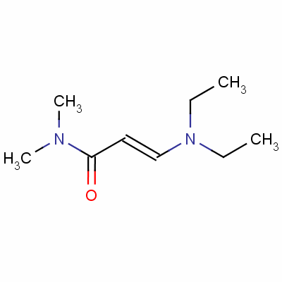 (E)-3-(二乙基氨基)-N,N-二甲基丙烯酰胺结构式_60715-98-2结构式
