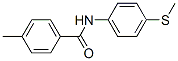 (9ci)-4-甲基-n-[4-(甲基硫代)苯基]-苯甲酰胺结构式_607361-29-5结构式
