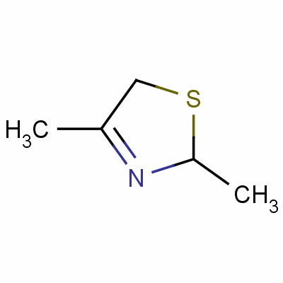 2,5-二氢-2,4-二甲基噻唑结构式_60755-05-7结构式