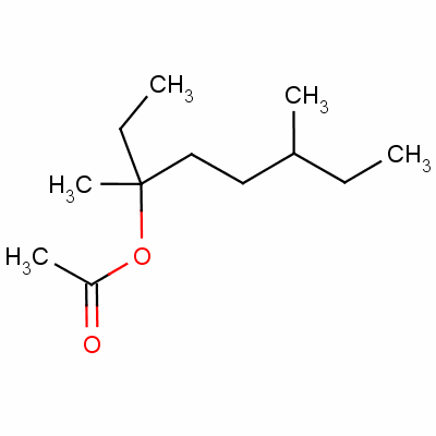 3,6-二甲基-3-辛基 乙酸酯结构式_60763-42-0结构式