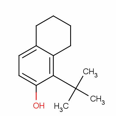 1-(1,1-二甲基乙基)-5,6,7,8-四氢-2-萘酚结构式_60834-65-3结构式