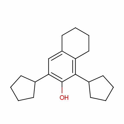 1,3-二环戊基-5,6,7,8-四氢-2-萘酚结构式_60834-67-5结构式