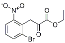 3-(2-溴-6-硝基苯基)-2-氧代丙酸乙酯结构式_608510-29-8结构式