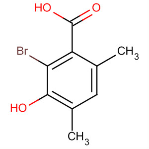 2-溴-3-羟基-4,6-二甲基苯甲酸结构式_60935-39-9结构式