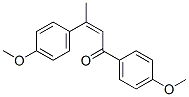 (2Z)-1,3-双(4-甲氧基苯基)-2-丁烯-1-酮结构式_61000-04-2结构式