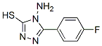 4-Amino-5-(4-fluorophenyl)-4H-1,2,4-triazole-3-thiolStructure,61019-25-8Structure 4-Amino-5-(4-fluorophenyl)-4H-1,2,4-triazole-3-thiol Structure,61019-25-8Structure