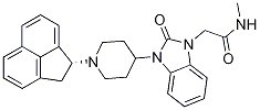 (R)-2-(3-(1-(1,2-二氢乙酰萘n-1-基)哌啶-4-基)-2-氧代-2,3-二氢-1H-苯并[d]咪唑-1-基)-n-甲基乙酰胺结构式_610323-32-5结构式