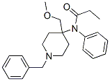 N-(1-苄基-4-(甲氧基甲基)哌啶-4-基)-N-苯基丙酰胺结构式_61086-12-2结构式