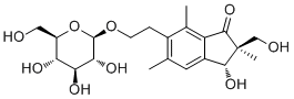 表蕨素 L 2’-O-葡萄糖甙结构式_61117-89-3结构式