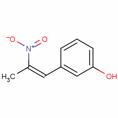 m-(2-硝基-1-丙烯基)苯酚结构式_61131-60-0结构式