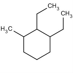 1,2-二乙基-3-甲基环己烷结构式_61141-80-8结构式