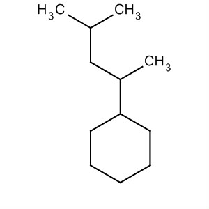 (1,3-二甲基丁基)环己烷结构式_61142-19-6结构式