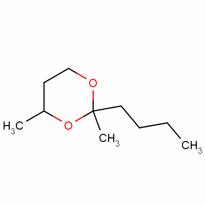2-丁基-2,4-二甲基-1,3-二噁烷结构式_61152-38-3结构式